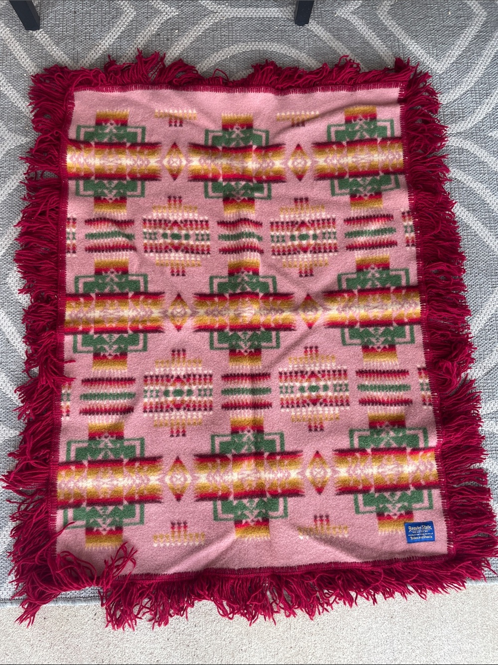 Pendleton Chief Joseph Blanket Beaver State baby blanket western wool